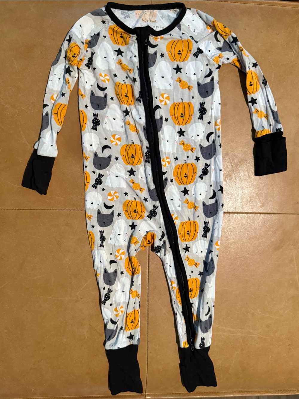 Little Sleepies Viscose Bamboo Boo Crew Footie 6-12M